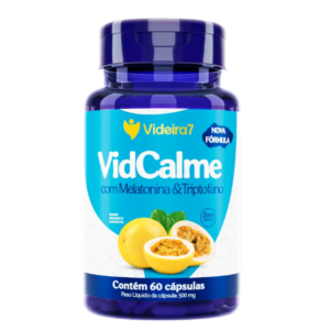 Vidcalme com Vitaminas e Minerais 500 Mg - 60 Cápsulas - VIDEIRA7